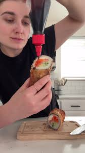 What about sushi burrito 🌯🍣🍤 #sushi #burrito #foodtiktok