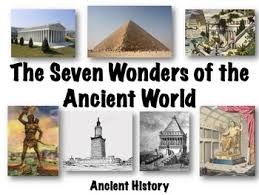 Those masterpieces listed above are the. Seven Wonders Of The World