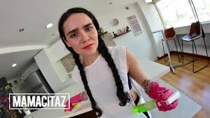 Luna Ruiz oiled up - her body slick and ready