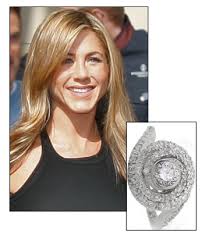 Jennifer aniston was spotted wearing a wedding ring on her left hand when in montreal, canada on tuesday. Celebrity Engagement Ring Jennifer Aniston Ringspotters