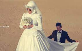 Branded Girls Muslim Wedding Dresses Long Sleeve Wedding Dress Lace Wedding Dresses