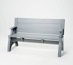 I start each week excited for my workouts and end my weeks feeling accomplished and recovered. Convert A Bench Gen Ii Xl Designer Series Outdoor 2 In 1 Bench To Table Qvc Com