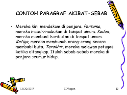 Bali bakal terendam dan nusa dua akan terpisah pada 2050. 14 Contoh Paragraf Deduktif Akibat Sebab