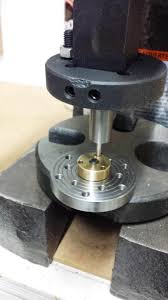 Black And Decker Bench Grinder Parts Arbor Press Fixture For Holding Parts This Example Shows Prongs Being Pressed Into A Replacement Part For An Apple Peeler Lathe Apple Corer Clamps