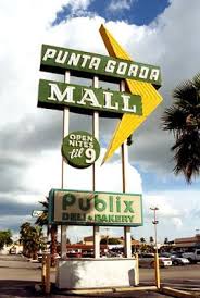 The Punta Gorda Mall Which Was Actually A Strip Shopping Center This Punta Gorda Sign And Store Were Destroyed By Hurric Exterior Signage Publix Old Florida