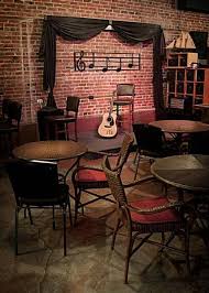 Have A Small Stage For People To Reserve A Time To Perform Maybe Just To Sing With Some Instruments Coffee Shop Design Cafe Decor Bookstore Cafe