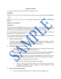 When putting it together, often you are addressing a person or organisation with whom you are not familiar and the quality of your content, including spelling and grammar will be strongly scrutinised. Letter Of Intent Free Template Sample Lawpath