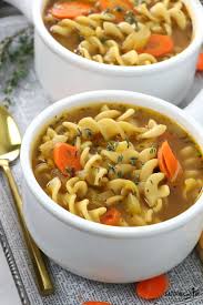Vegan Chicken Noodle Soup Eat Drink Shrink Recipe Vegan Soup Recipes Homemade Vegetable Soups Food