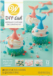 5.0 out of 5 stars 8. Amazon Com Wilton Diy Lish Mermaid Cupcake Decorating Kit Kitchen Dining Cupcakes Decoration Kid Cupcakes Mermaid Cupcakes