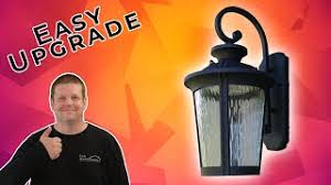 They enhance the beauty of the home as well as add the additional security benefit. How To Replace An Outside Light Step By Step Porch Light Upgrade Youtube