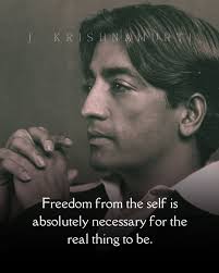 What is meditation not according to Krishnamurti?