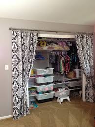 Pin By Victoria Smith On Very Clever Bedroom Organization Closet Closet Curtains Closet Bedroom