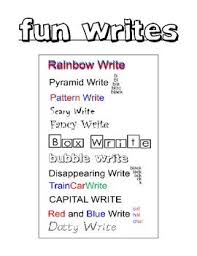 Fun Writes For Spelling And Word Work Word Work Cool Writing Teaching Writing