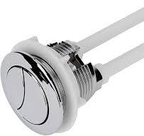 Toilet Flush Button,Toilet Button, Dual Flush Toilet Cistern Push Button  Assembly, Toilet Push Dual Flush Buttons Water Tank Double Crescent Shape  ...
