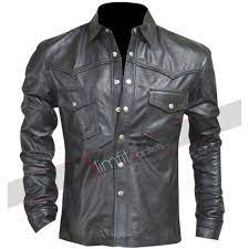 The Walking Dead Season 4 Governor David Morrissey Leather Jacket Leather Jacket Men Distressed Jacket Leather Jacket