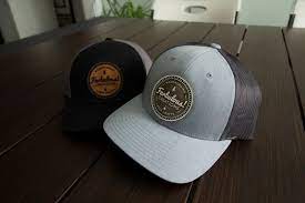 Making A Leather Patch For A Trucker Hat Hat Patches Leather Patches Custom Trucker Hats