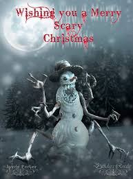 Wishing You A Scary Christmas On Redbubble Scary Christmas Creepy Christmas Merry Christmas Wallpaper