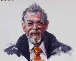 I was just trawling back through the artwork that I've drawn over the past  year & didn't realise how many times I'd put pen/pencil to paper in honour  of the great Man,