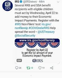 Just In Case You Don T Use Twitter The Irs Posted The Following Message 45 Mins Ago In Which They Announce An Important Retirement Benefits Informative Irs