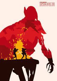 Star Wars Revenge Of The Sith Star Wars Painting Star Wars Poster Star Wars Wallpaper