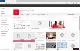 Modern Document Libraries In Sharepoint Sharepoint Sales And Marketing Field Marketing