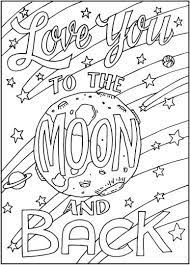 Timeless creations creative quotes coloring page love you to the. I Love You To The Moon And Back Coloring Pages Part 1