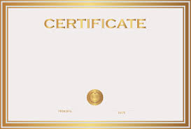 Image result for Certificate