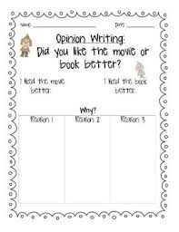 Wizard Of Oz 1st Ccss Exemplar Text Book And Movie Opinion Writing Prompt And Extension Opinion Writing Teaching Writing Classroom Writing