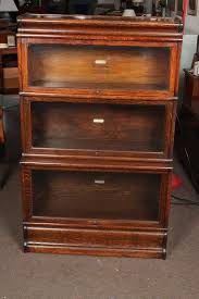 Tiger Oak 3 Tier Globe Wernicke Bookcase Antique Office Furniture Bookcase Barrister Bookcase