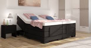 Boxspringbett juna min stoffbezug grau 180 x 200 cm. Elektro Boxspringbett Berta Ohne Kopfteil Online Kaufen