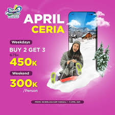 Hawai waterpark merupakan wisata air dengan berbagai macam jenis wahana air, seperti kolam renang, melawan arus, kolam busa dan lain sebagainya. Asyik Trans Snow World Bintaro Hujan Promo Di Bulan April