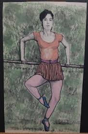 Robert Ubhaus (American 20th Cent) Original Signed Pastel Ballet Dancer | eBay