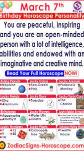 March 7 Zodiac Horoscope Birthday Personality An Immersive Guide By Zodiac Signs Horoscope