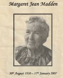 Margaret Jean Madden, known as Jean, was born