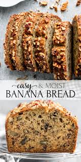 Moist Banana Nut Bread Olga In The Kitchen Recipe Banana Nut Bread Fast Dessert Recipes Nut Bread