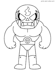 Brawl Stars Coloring Pages Print And Color Com Cizim Fikirleri Cizilecek Seyler Cizim Egitimleri