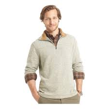G H Bass Co Mens Rock Fleece Pullover Sweater