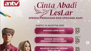 Setelah kurang lebih satu tahun menjalani hubungan, lesty dan rizky billar mantap untuk membawa hubungannya ke jenjang pernikahan. Link Live Streaming Antv Cinta Abadi Lelsar Acara Pengajian Lesti Dan Rizky Billar Mulai Jam 7 Pagi Halaman 3 Tribun Jabar