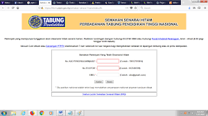 Find out what your blacklist checking result means. Login Semakan Senarai Hitam Ptptn Skoloh