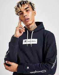 Shop original champion hoodies and sweatshirts with unique prints from indie designers. Champion Tape Hoodie Blau Jd Sports Osterreich