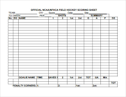 If you want to use a score sheet to record your otb games, you remember to print the pdf at actual size (100 percent scale) for the best results. Free 10 Hockey Score Sheet Templates In Google Docs Ms Word Pages Google Sheets