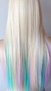 Blonde Pastel Wig Fairy Princess Wig Long Straight Hair Wig Etsy Hair Styles Pastel Wig Rainbow Hair