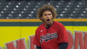 Josh naylor carted off after collision in outfield (0:24) indians right fielder josh naylor is carted off the field after suffering an injury in a collision with second baseman ernie clement. Josh Naylor Starts Postseason 5 For 5 At The Plate