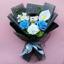 Jual kreasi flanel buket bunga, hiasan dinding dll. Buket Bunga Flanel Cantik Shopee Indonesia