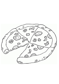 It's cheesy, delicious and so fun to eat. Coloring Pages Pizza Coloring Pages Printable For Kids