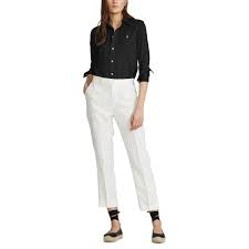 Find great deals on ebay for ralph lauren knit oxford shirt. Polo Ralph Lauren Ladies Cotton Knit Oxford Shirt Black