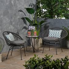 Maser Outdoor Woven Patio Chair With Cushion In 2020 Patio Chairs Patio Decor Rattan Chair