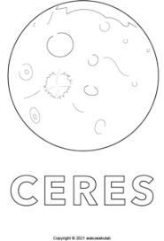 • astronomers suspect that the asteroid ceres might have geysers that spew water from its rocky crust. Dwarf Planet Page Wakuwaku Lab