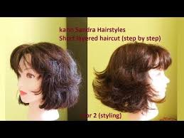 Haircut Tutorial Short Layered Bob Haircut With Bangs For Women Y Girls Short Layered Haircuts With Bangs Short Layered Bob Haircuts Bob Haircut With Bangs