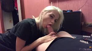 Freya Stein - Schoolgirl Sloppy Blowjob Cums on Face